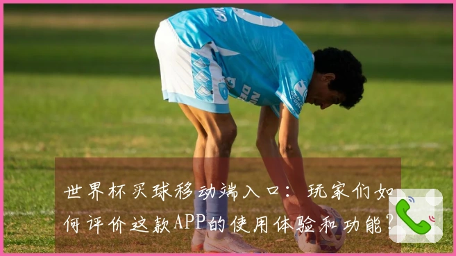 世界杯买球移动端入口:玩家们如何评价这款APP的使用体验和功能?